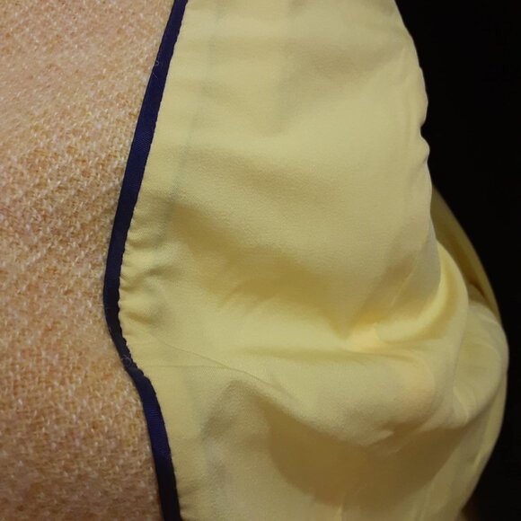 Talbots Women's Size 18W Wool Blend yellow button-down Blazer Jacket - Picture 7 of 12